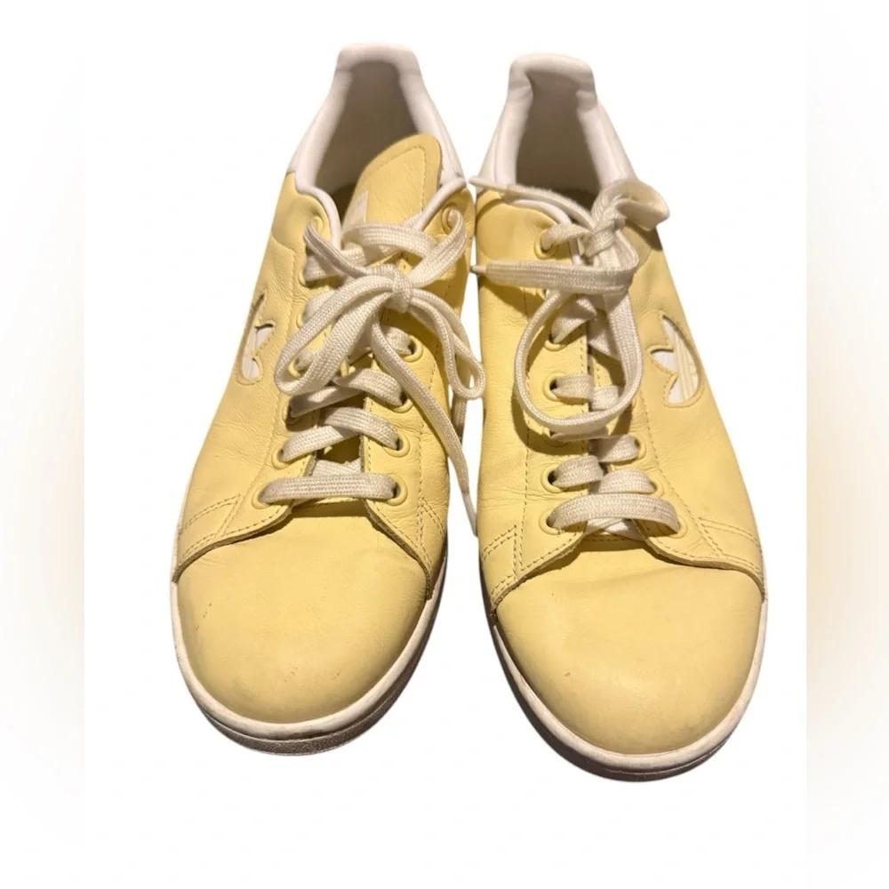 Adidas‎ Stan Smith Originals Men's Shoes Cloud White Easy Yellow sneaker sz 8